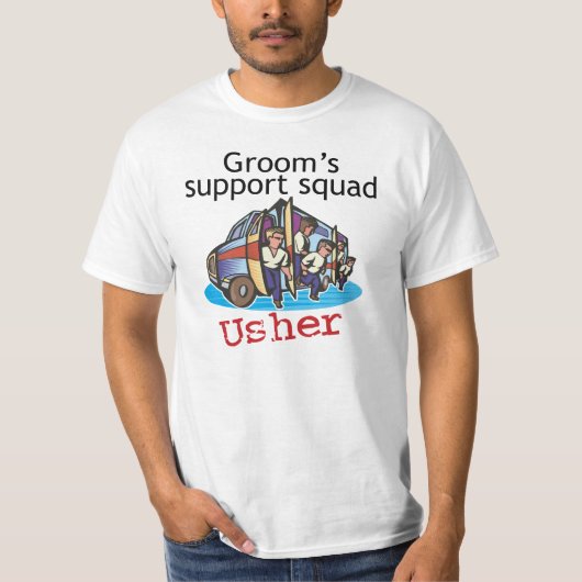 Wedding Usher T-Shirt (Vorderseite)