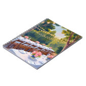 Wedding Venue Watercolor Painting Floral Botanical Notizblock (Linke Seite)