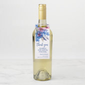 💍 Wedding Vielen Dank Flaschenanhänger (Auf Flasche)