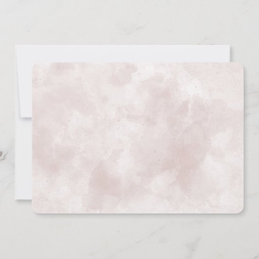 Wedding Vow Renewal Book Invite Einladung (Rückseite)