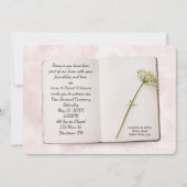 Wedding Vow Renewal Book Invite Einladung (Vorderseite)