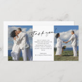 Wedding Vow Renewal Foto Vielen Dank Dankeskarte (Vorne/Hinten)