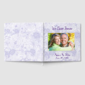 Wedding Vow Renewal With Pearl Frame Gästebuch (Voll)