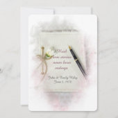 Wedding Vow Renewal Zeitschrift mit daisy Einladung (Vorderseite)