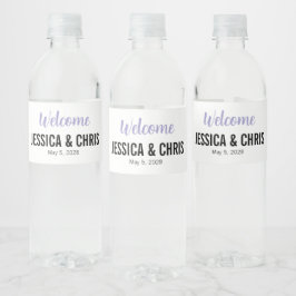 Wedding Water Bottle Label 100 Wasserflaschenetikett