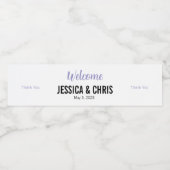 Wedding Water Bottle Label 100 Wasserflaschenetikett (Einzelnes Label)