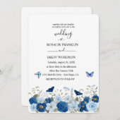 wedding watercolor  einladung (Vorne/Hinten)