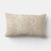 Wedding weiße Spitze Lendenkissen (Rückseite)