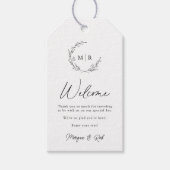 Wedding Welcome Bag Tag Geschenkanhänger (Vorderseite)