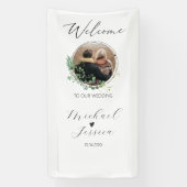 Wedding Welcome Sign Template Banner (Vertikal)