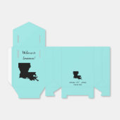 Wedding Welcome to Louisiana Fvor Box Staat Karte Geschenkschachtel (Ungefaltet)