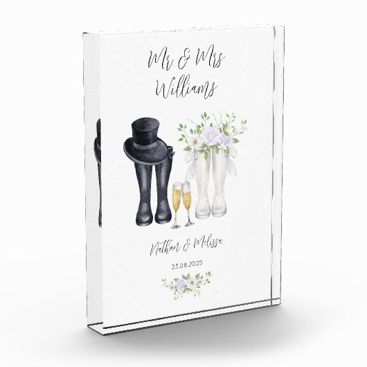 Wedding Welly Boots Fotoblock (Links)