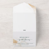 Wedding White All in save the date Emerald Green One Einladung (Außenbereich)