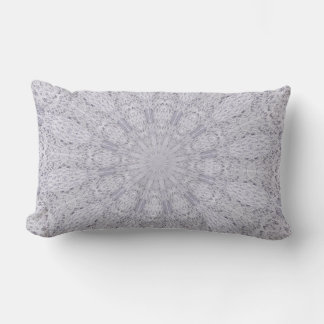 Wedding White Lace Mandala Kaleidoscope Abstrakt 1 Lendenkissen