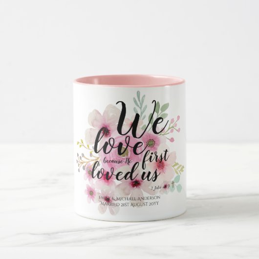 WEDDING - Wir Liebe, weil er uns zuerst geliebt ha Tasse (Zentrum)