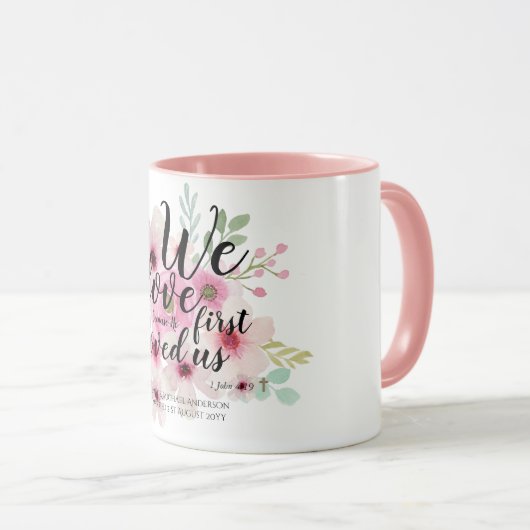 WEDDING - Wir Liebe, weil er uns zuerst geliebt ha Tasse (VorderseiteRechts)