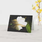 Wedding wohlriechende Elfenbeingardenia-Blüte Karte (Gelbe Blume)