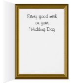 Wedding Wünsche - glückliches Paar (Innen (Rechts))