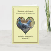 Wedding Wünsche Karte (Vorderseite)