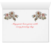 Wedding Wünsche - Orchideen (Innenansicht Horizontal (Unten))