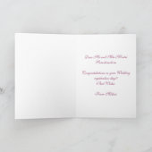 Wedding - zusammen gehend Karte (C12special) (Innenseite)