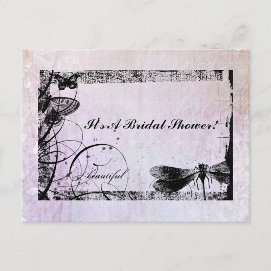 WeddingBliss Bridal-Dusche Einladung (Vorderseite)