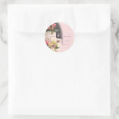 WeddingCakeSticker-anpassen Runder Aufkleber (Tasche)