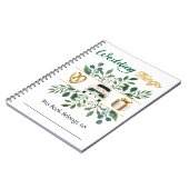 WEDDINGE SPIRALISCHES NOTEBOOK NOTIZBLOCK (Linke Seite)