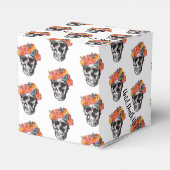 WeddingFavour Box Skull Art bis zum Tod tun wir Te Geschenkschachtel (Rückseite)