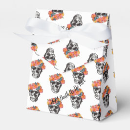 WeddingFavour Box Skull Art bis zum Tod tun wir Te Geschenkschachtel