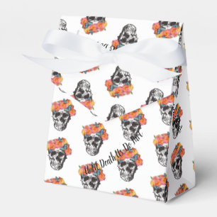 WeddingFavour Box Skull Art bis zum Tod tun wir Te Geschenkschachtel