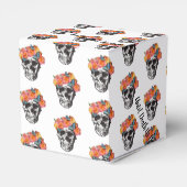 WeddingFavour Box Skull Art bis zum Tod tun wir Te Geschenkschachtel (Rückseite)