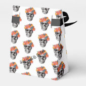 WeddingFavour Box Skull Art bis zum Tod tun wir Te Geschenkschachtel (Rückseite)