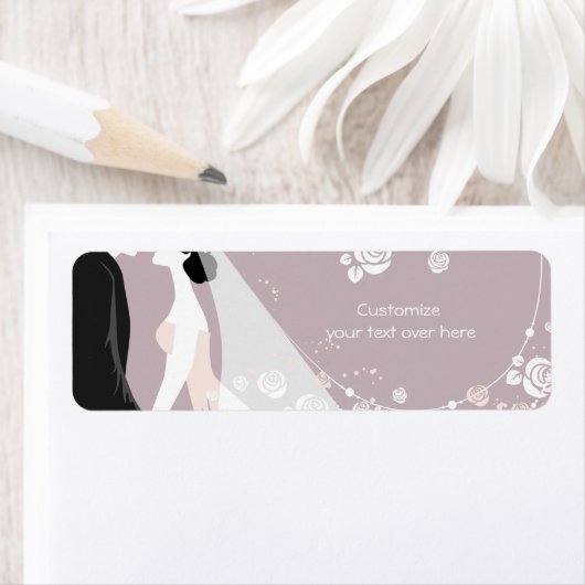 Weddingh Romantic Address Labels (Insitu)