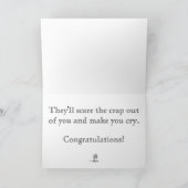WEDDINGS ARE LIKE ZOMBIES KARTE (Innenseite)