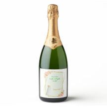 WeddingWine & Sparkling Weinflaschen Etikett