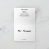 Weddle Brücken-Weihnachten Feiertagskarte (Innenseite)