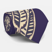 Wedel - Blau Krawatte (Gerollt)