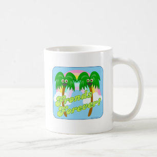 Wedel für immer Lustiger BFF-Slogan Cartoon Kaffeetasse