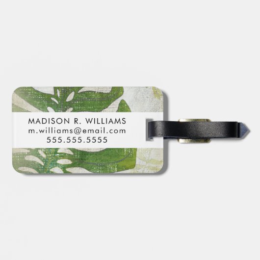 Wedel III Gepäckanhänger (Rückseite horizontal)