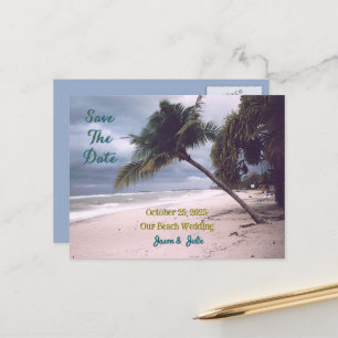 WEDEN AM STRAND/SAVE THE DATE POSTCARD ANKÜNDIGUNGSPOSTKARTE