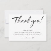 WEDEN DANKE IHNEN Foto für die schwarze Farbkallig (Vorderseite)