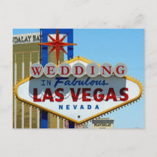 WEDEN in Fabulous Las Vegas Postkarte