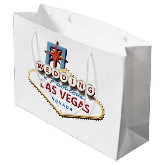 WEDEN in Las Vegas Geschenktasche Große Geschenktüte (Rückseite Schrägansicht)