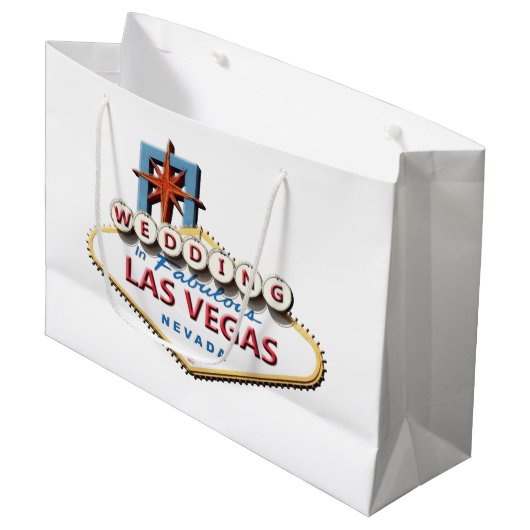 WEDEN in Las Vegas Geschenktasche Große Geschenktüte (Vorderseite Schrägansicht)