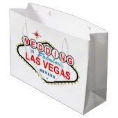 WEDEN IN LAS VEGAS GIFT BAG GROßE GESCHENKTÜTE (Rückseite Schrägansicht)