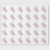 WEDEN IN LAS VEGAS PINK LOGO WRAPPING PAPER GESCHENKPAPIER (Flach)