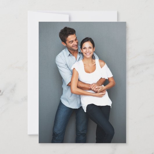 WEDEN SPEICHERN DAS DATUM niedliche Zwiebelgrün Einladung (Rückseite)