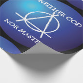 Weder Gott noch Master Anarchie-Symbol Geschenkpapier