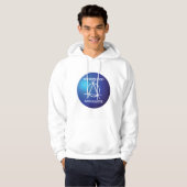 Weder Gott noch Master Anarchie-Symbol Hoodie (Vorne ganz)
